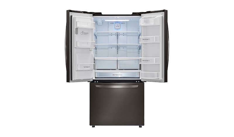 LG 33" Black Stainless Steel French Door Refrigerator, 24 cu.ft., LFXS24623D